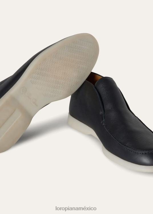 Loro Piana hombres botín abierto marrón ultra oscuro (h027) 2FPNR1480