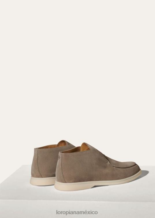 Loro Piana hombres botas chukka abiertas cucunci (50kp) 2FPNR1481