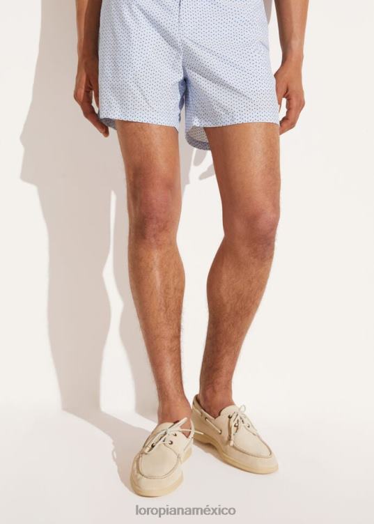 Loro Piana hombres mocasines con vela marina crudo (a879) 2FPNR1364