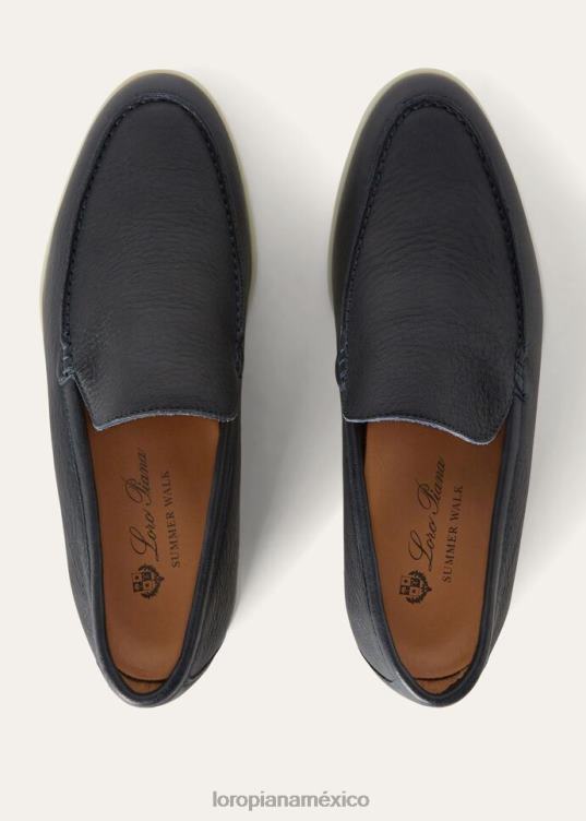 Loro Piana hombres mocasines de verano marrón ultra oscuro (h027) 2FPNR1385