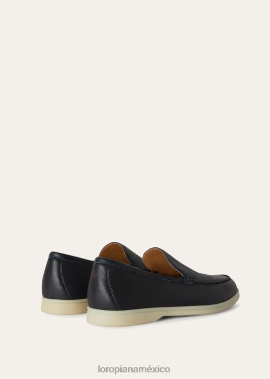 Loro Piana hombres mocasines de verano marrón ultra oscuro (h027) 2FPNR1385