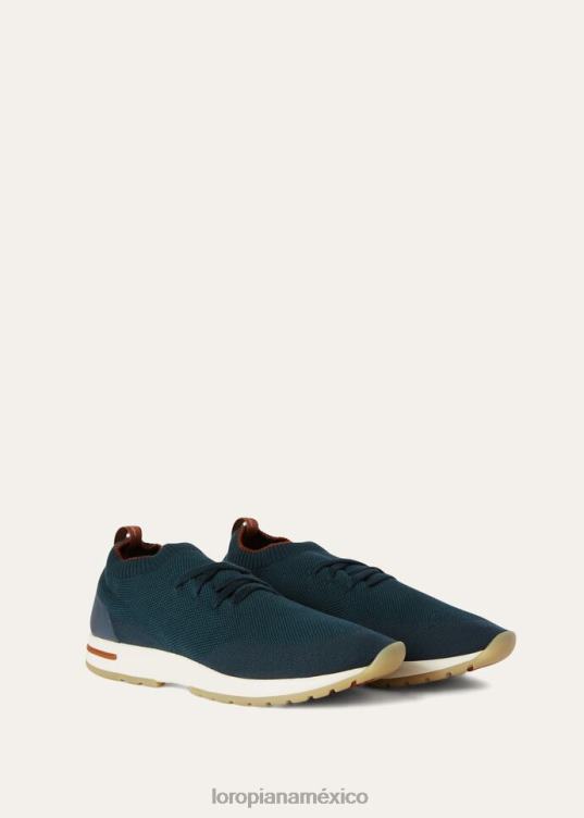 Loro Piana hombres Zapatilla 360 lp flexy walk blanco (1000) 2FPNR1421