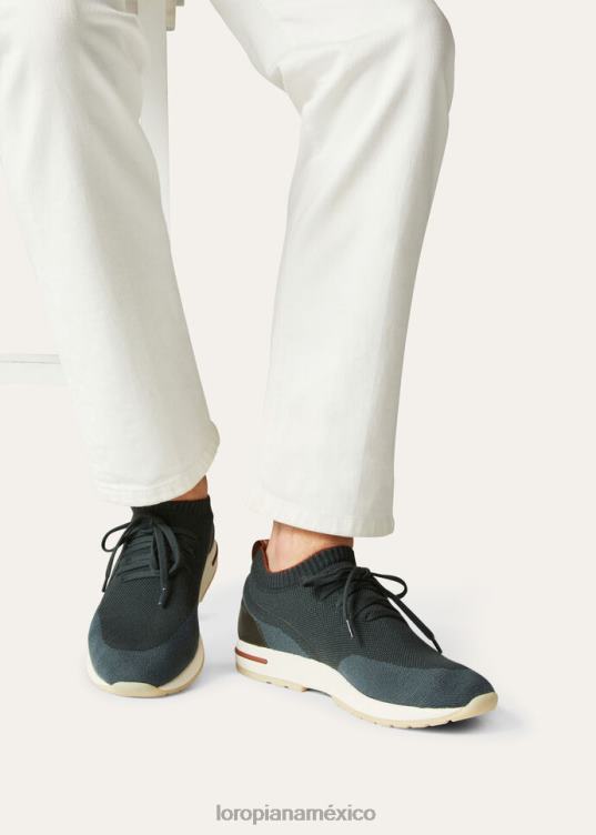 Loro Piana hombres Zapatilla 360 lp flexy walk blanco (1000) 2FPNR1423