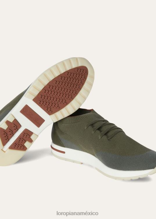 Loro Piana hombres Zapatilla 360 lp flexy walk blanco (1000) 2FPNR1426