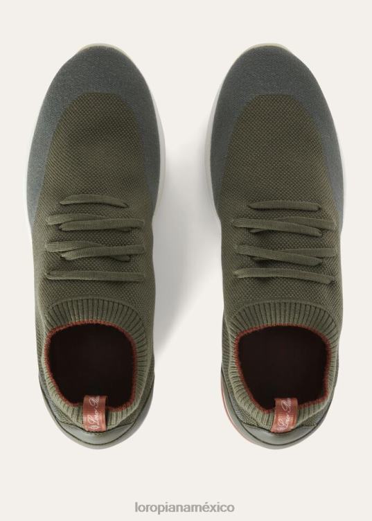 Loro Piana hombres Zapatilla 360 lp flexy walk blanco (1000) 2FPNR1426