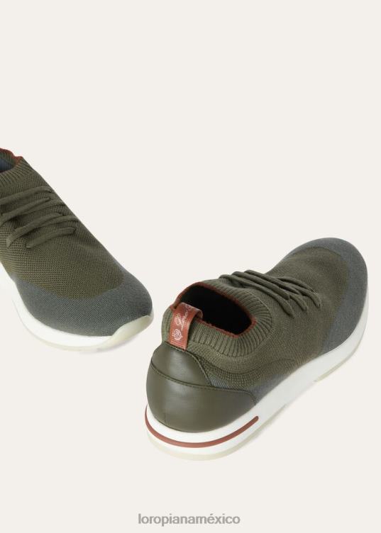 Loro Piana hombres Zapatilla 360 lp flexy walk blanco (1000) 2FPNR1426