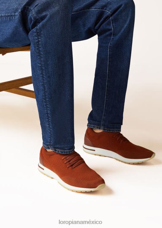 Loro Piana hombres Zapatilla 360 lp flexy walk blanco (1000) 2FPNR1428