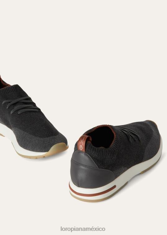 Loro Piana hombres Zapatilla 360 lp flexy walk blanco (1000) 2FPNR1437