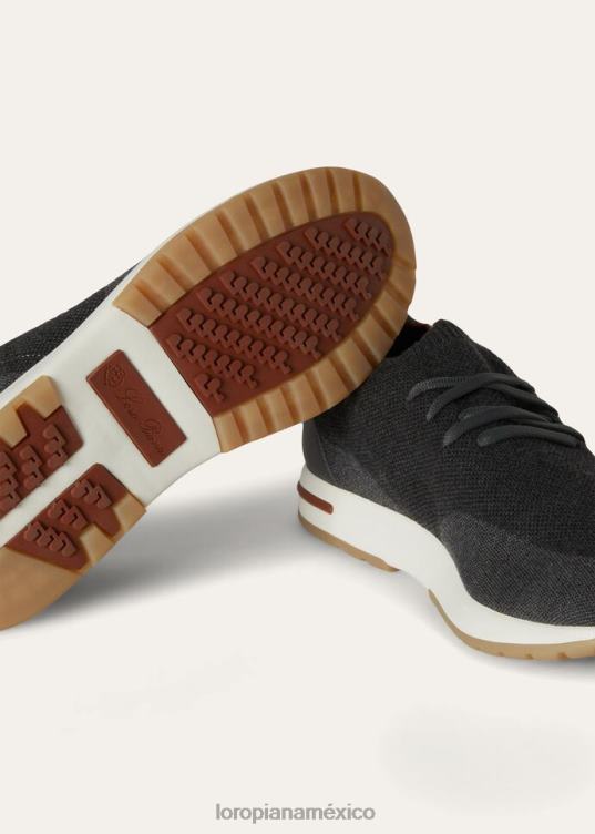 Loro Piana hombres Zapatilla 360 lp flexy walk blanco (1000) 2FPNR1437