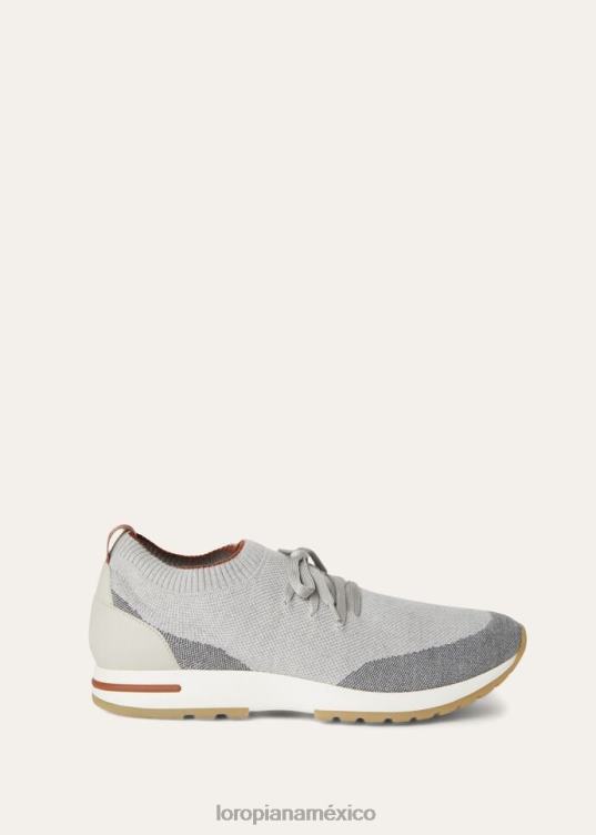 Loro Piana hombres Zapatilla 360 lp flexy walk blanco (1000) 2FPNR1448