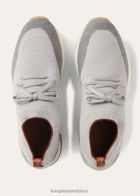 Loro Piana hombres Zapatilla 360 lp flexy walk blanco (1000) 2FPNR1448