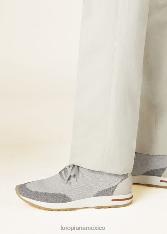 Loro Piana hombres Zapatilla 360 lp flexy walk blanco (1000) 2FPNR1448