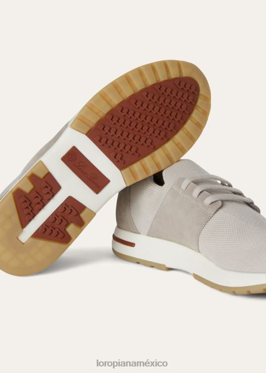 Loro Piana hombres Zapatilla 360 lp flexy walk concha de arena (a01b) 2FPNR1424