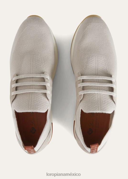 Loro Piana hombres Zapatilla 360 lp flexy walk concha de arena (a01b) 2FPNR1424