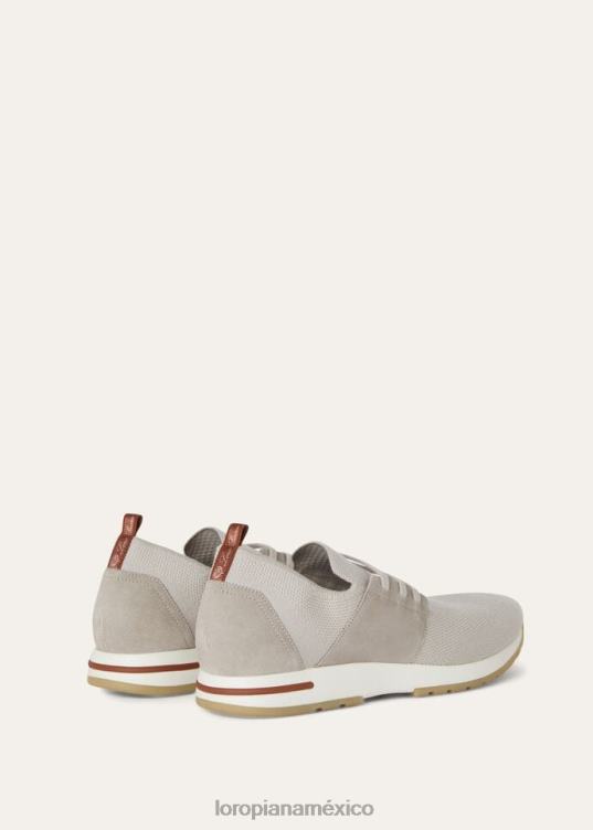 Loro Piana hombres Zapatilla 360 lp flexy walk concha de arena (a01b) 2FPNR1424