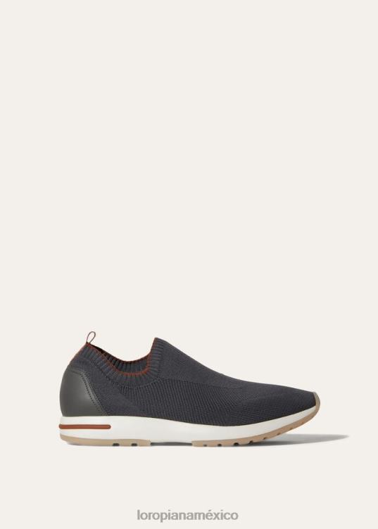 Loro Piana hombres Zapatilla deportiva flexible 360 ​​lp formación de hielo (a038) 2FPNR1440