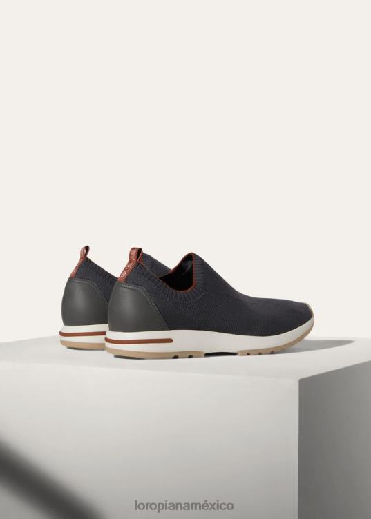 Loro Piana hombres Zapatilla deportiva flexible 360 ​​lp formación de hielo (a038) 2FPNR1440