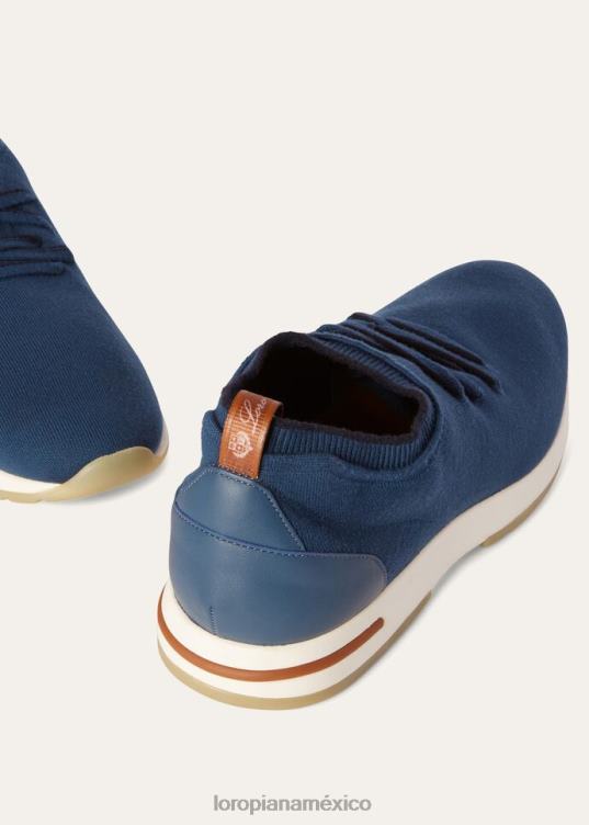 Loro Piana hombres Zapatillas The Gift of Kings 360 LP Flexy Walk. noche de verano azul (f1au) 2FPNR1432