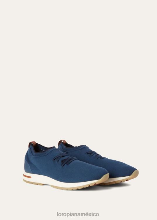 Loro Piana hombres Zapatillas The Gift of Kings 360 LP Flexy Walk. noche de verano azul (f1au) 2FPNR1432