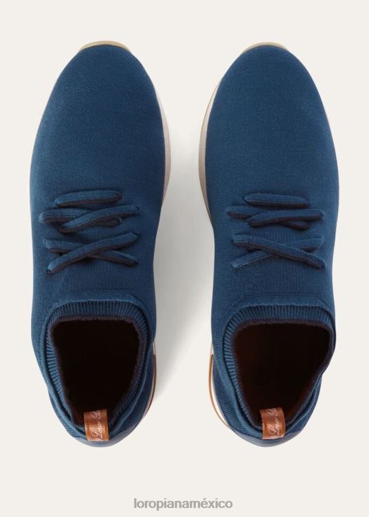 Loro Piana hombres Zapatillas The Gift of Kings 360 LP Flexy Walk. noche de verano azul (f1au) 2FPNR1432