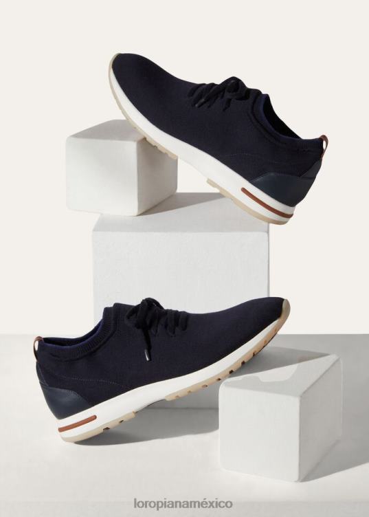 Loro Piana hombres Zapatillas The Gift of Kings 360 LP Flexy Walk. noche de verano azul (f1au) 2FPNR1446