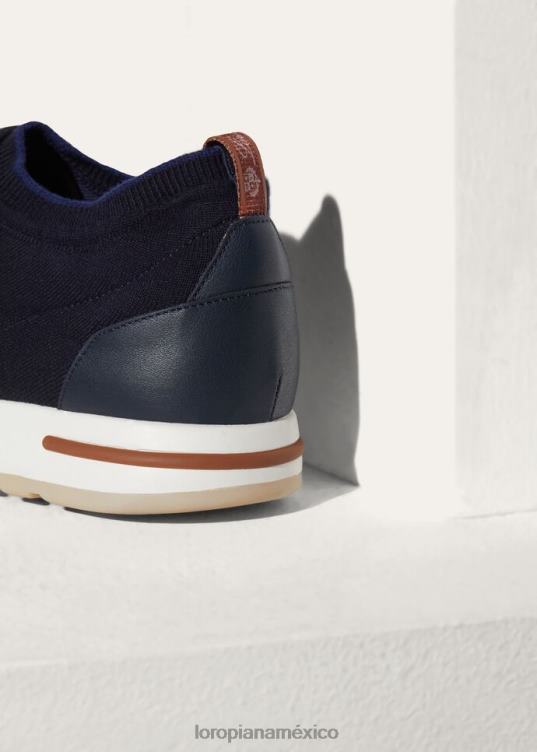 Loro Piana hombres Zapatillas The Gift of Kings 360 LP Flexy Walk. noche de verano azul (f1au) 2FPNR1446