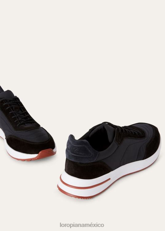 Loro Piana hombres zapatillas para caminar de fin de semana blanco (1000) 2FPNR1418