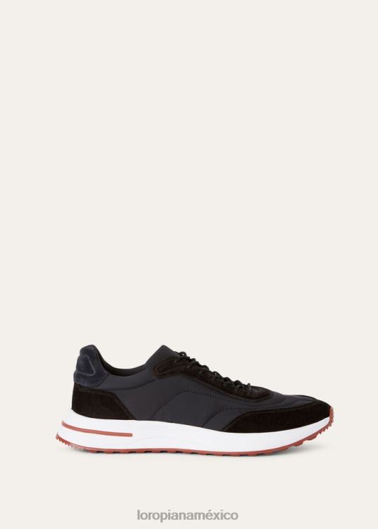 Loro Piana hombres zapatillas para caminar de fin de semana blanco (1000) 2FPNR1418