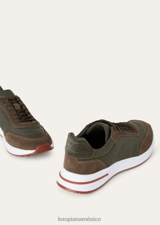 Loro Piana hombres zapatillas para caminar de fin de semana blanco (1000) 2FPNR1419