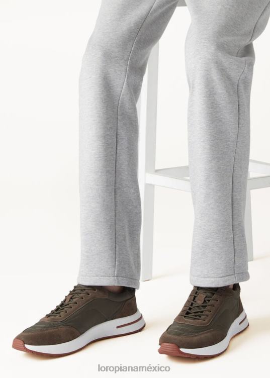 Loro Piana hombres zapatillas para caminar de fin de semana blanco (1000) 2FPNR1419