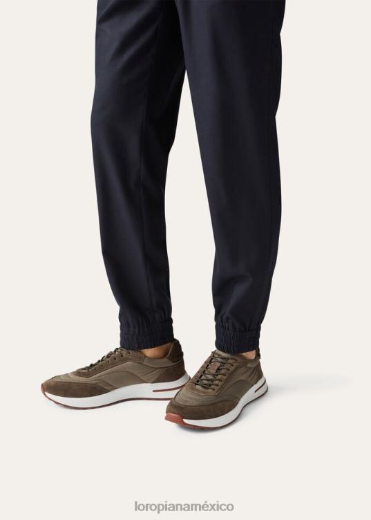 Loro Piana hombres zapatillas para caminar de fin de semana blanco (1000) 2FPNR1443