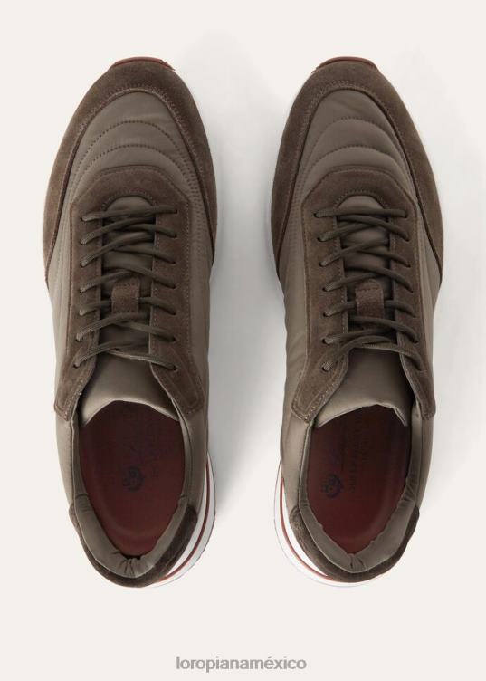 Loro Piana hombres zapatillas para caminar de fin de semana blanco (1000) 2FPNR1443