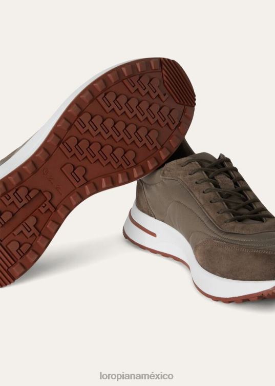 Loro Piana hombres zapatillas para caminar de fin de semana blanco (1000) 2FPNR1443