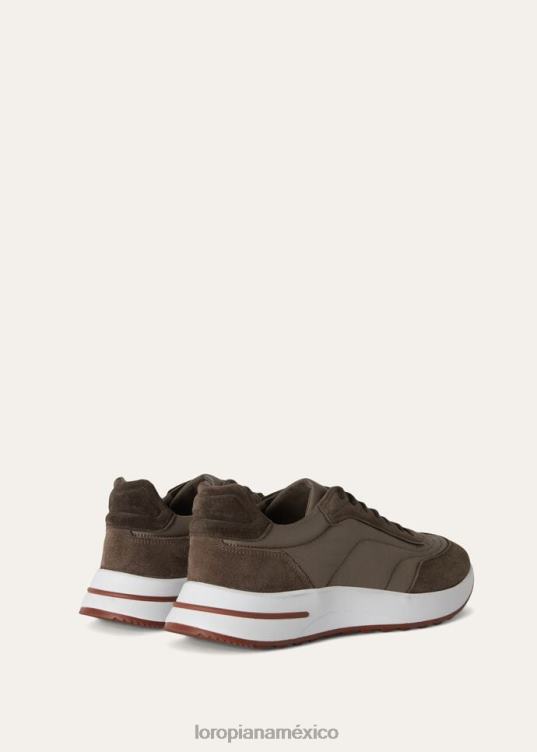 Loro Piana hombres zapatillas para caminar de fin de semana blanco (1000) 2FPNR1443