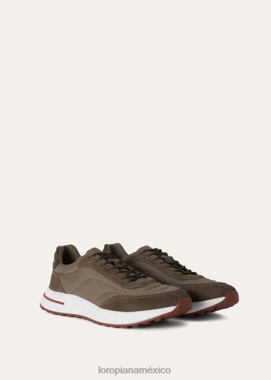 Loro Piana hombres zapatillas para caminar de fin de semana blanco (1000) 2FPNR1443