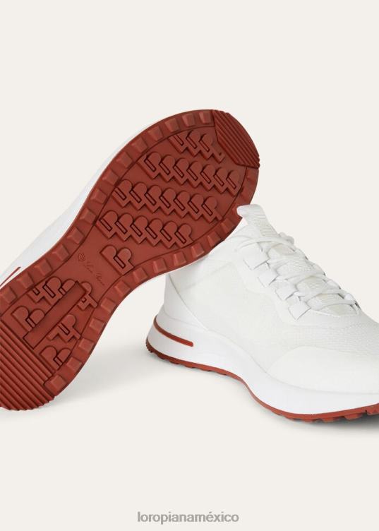 Loro Piana hombres zapatillas para caminar de fin de semana gris escarcha (f3du) 2FPNR1414