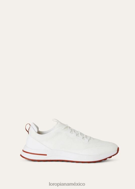 Loro Piana hombres zapatillas para caminar de fin de semana gris escarcha (f3du) 2FPNR1414