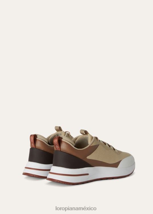 Loro Piana hombres zapatillas para caminar de fin de semana gris escarcha (f3du) 2FPNR1420