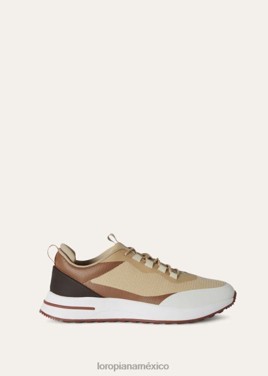 Loro Piana hombres zapatillas para caminar de fin de semana gris escarcha (f3du) 2FPNR1420