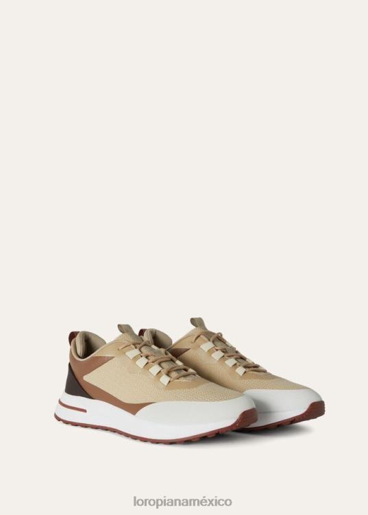 Loro Piana hombres zapatillas para caminar de fin de semana gris escarcha (f3du) 2FPNR1420