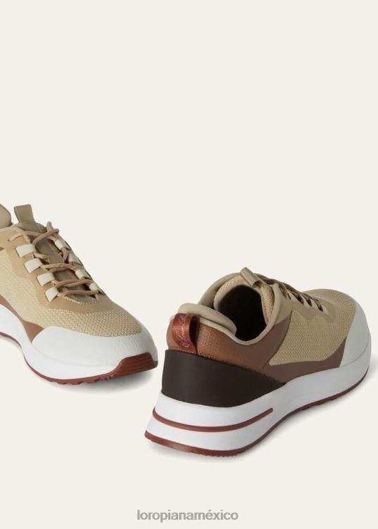 Loro Piana hombres zapatillas para caminar de fin de semana gris escarcha (f3du) 2FPNR1420