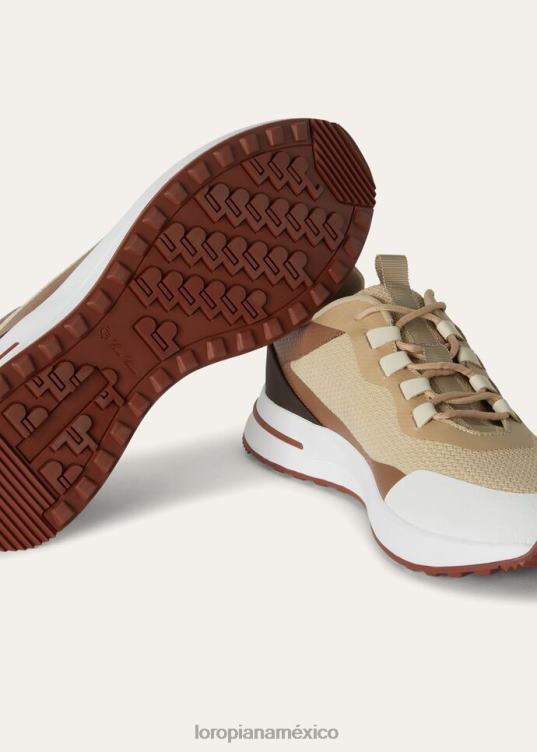 Loro Piana hombres zapatillas para caminar de fin de semana gris escarcha (f3du) 2FPNR1420