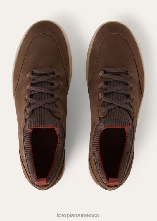 Loro Piana hombres zapatillas soho walk arles ocre (20c9) 2FPNR1442