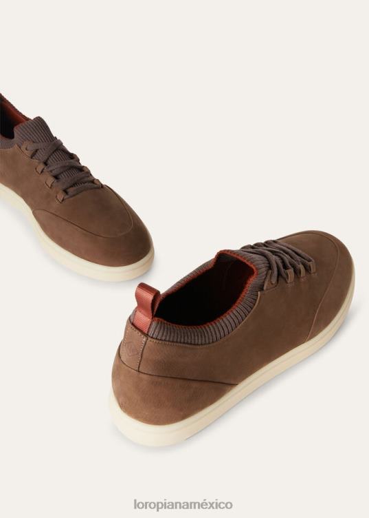 Loro Piana hombres zapatillas soho walk arles ocre (20c9) 2FPNR1442