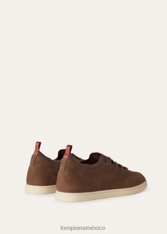 Loro Piana hombres zapatillas soho walk arles ocre (20c9) 2FPNR1442