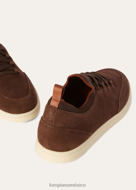 Loro Piana hombres zapatillas soho walk arles ocre (20c9) 2FPNR1444
