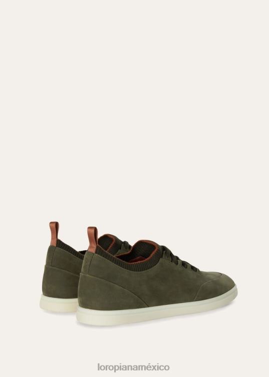 Loro Piana hombres zapatillas soho walk arles ocre (20c9) 2FPNR1457