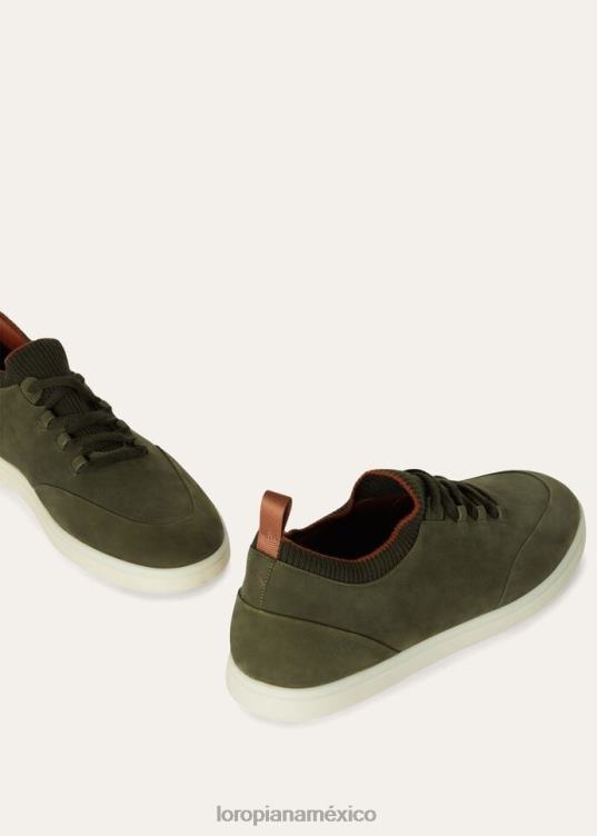 Loro Piana hombres zapatillas soho walk arles ocre (20c9) 2FPNR1457