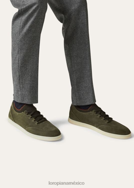 Loro Piana hombres zapatillas soho walk arles ocre (20c9) 2FPNR1457