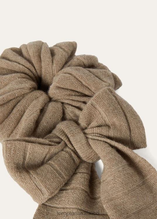 Loro Piana mujer coletero capullo nieve blanca (1232) 2FPNR645